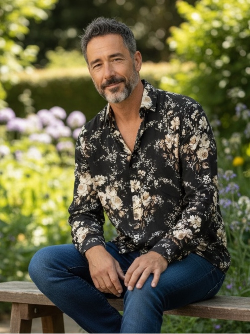 The Kooples Floral Print Shirt – Size M 100% Viscose